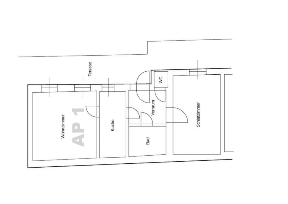 70M² Grosses Apartment Mit Gartenzugang Bécs Kültér fotó